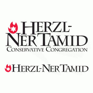 Herzl-Ner Tamid logo variations