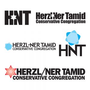 Herzl-Ner Tamid logo sketches