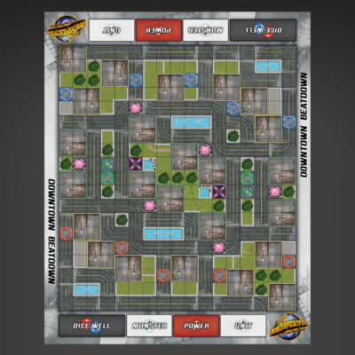 Monsterpocalypse Kaiju Downtown Beatdown Map